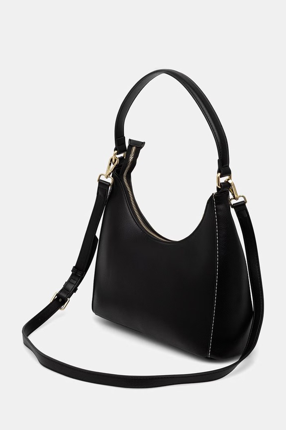 Akcesoria Valentino Bags torebka crossbody damska z imitacji skóry VBS9OB07 czarny