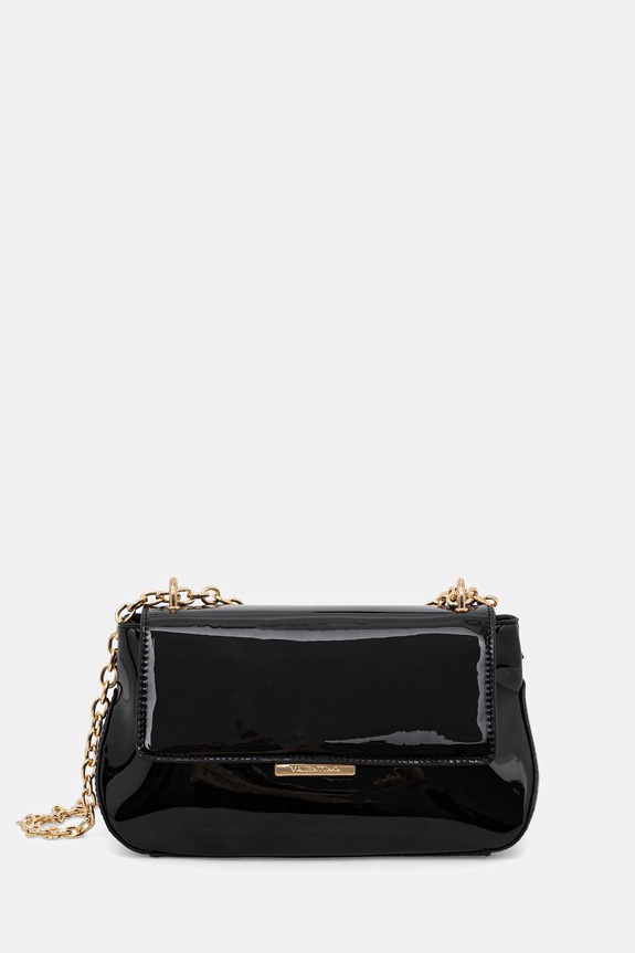 Valentino Bags kézitáska AFRODITE műszálas lakkbőr fekete VBS9N409VER