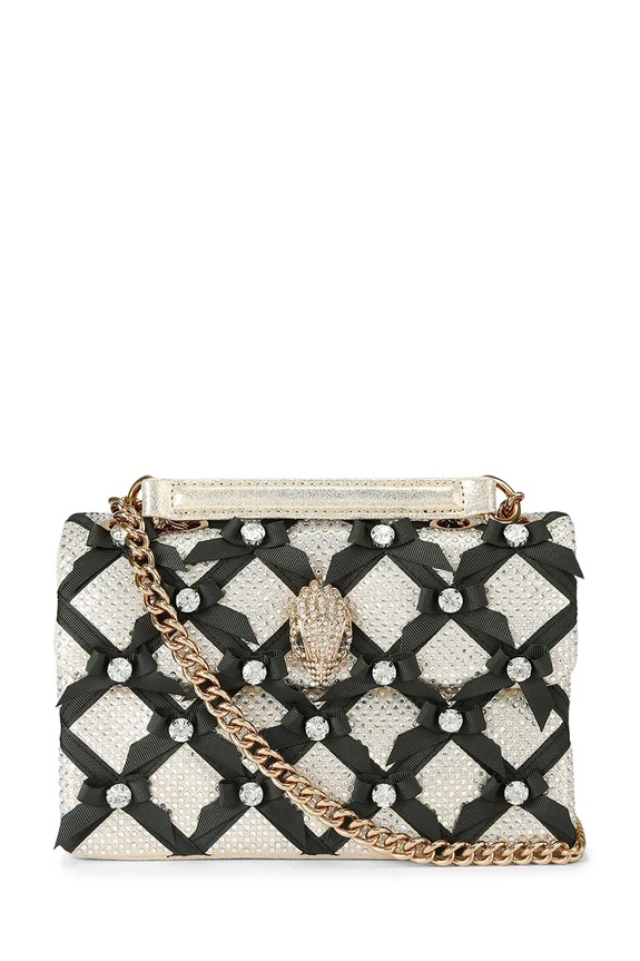 Kabelka Kurt Geiger London Kensington textilný béžová 5383309609