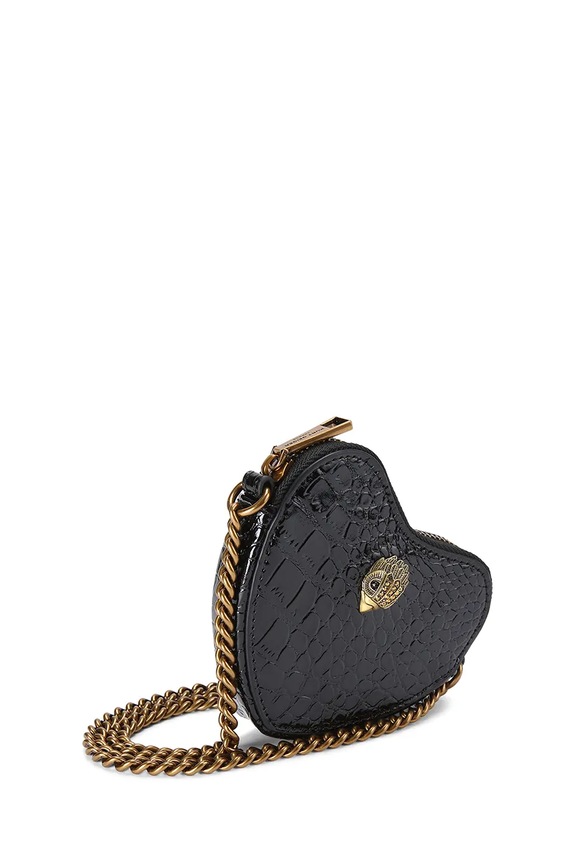 Akcesoria Kurt Geiger London torebka skórzana 9548400409 czarny