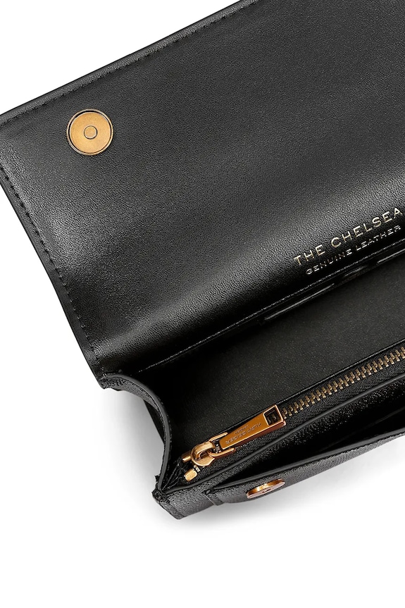 Kurt Geiger London torebka skórzana Chelsea czarny 5266700109