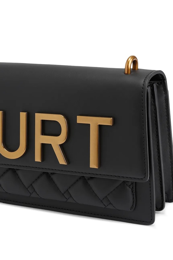 Kurt Geiger London torebka skórzana Shoreditch czarny 5383800109