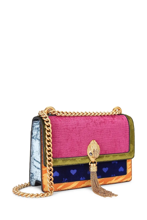 Kurt Geiger London borsa in velluto Shoreditch 3536269789 multicolore SS26