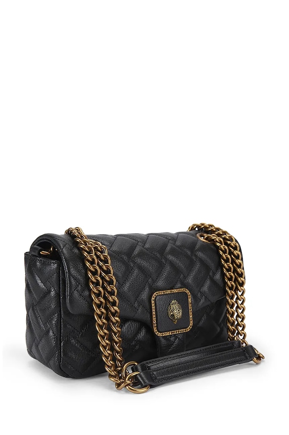 Kurt Geiger London torebka skórzana Pimlico 5374800109 czarny SS26