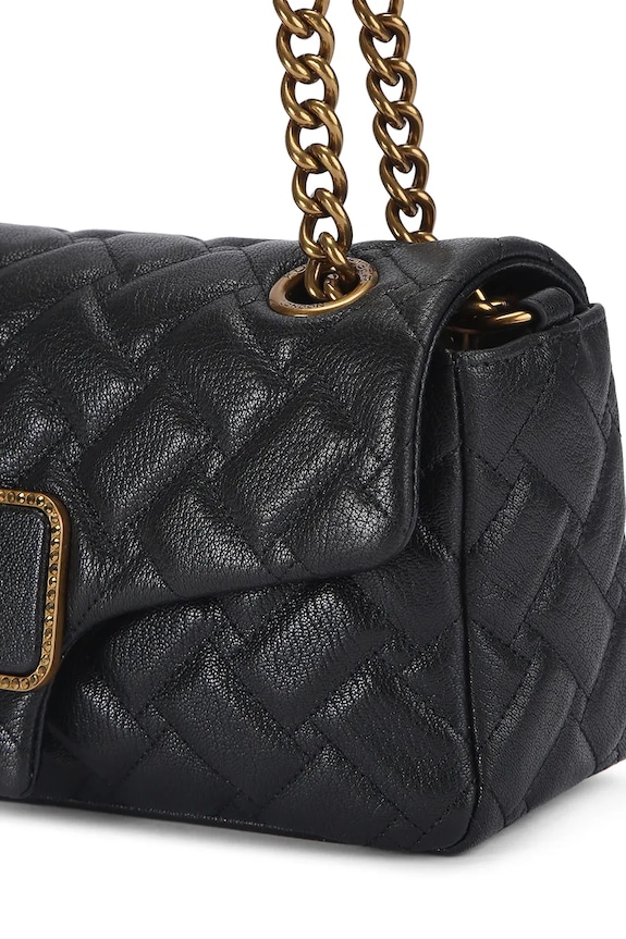 Kurt Geiger London torebka skórzana Pimlico 5374800109 czarny