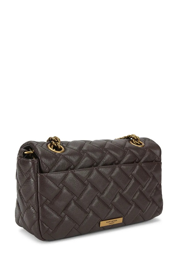 Accesorii Kurt Geiger London poșetă de piele Pimlico 5374831109 maro