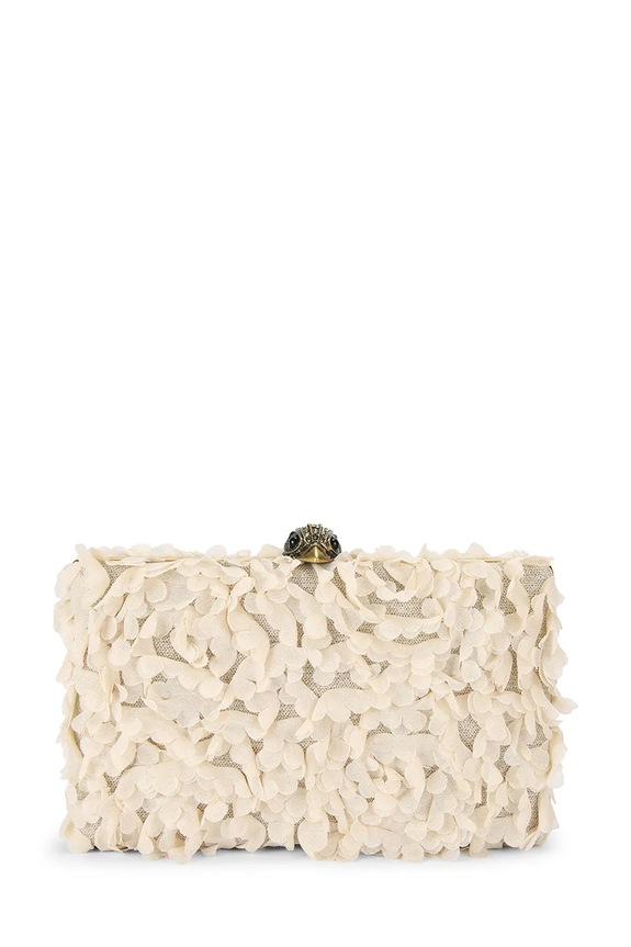 Pismo torbica Kurt Geiger London Kensington natpis bež 9102943609