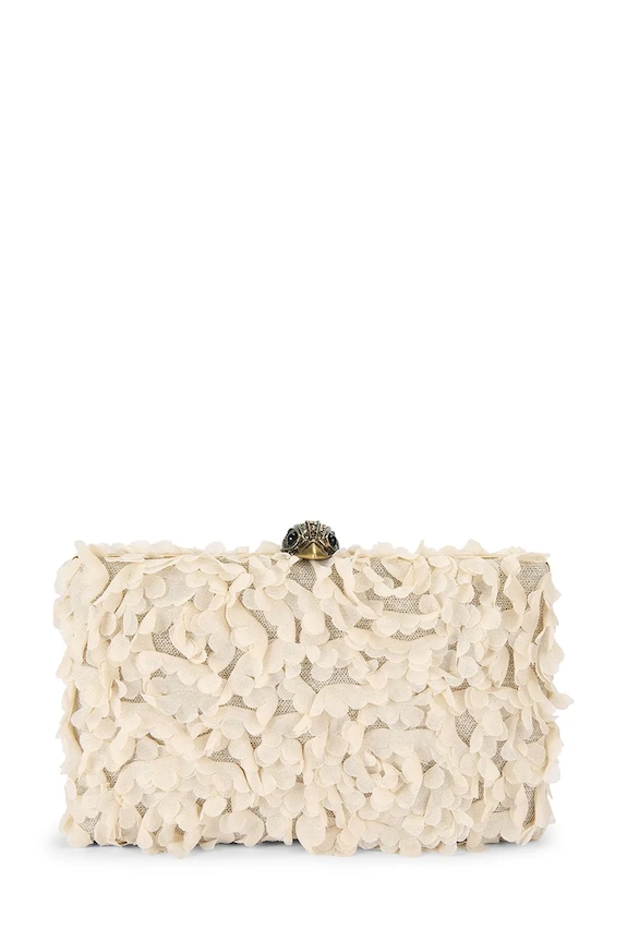 Pismo torbica Kurt Geiger London Kensington natpis bež 9102943609