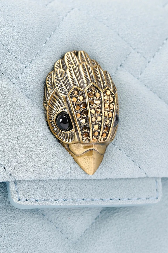 Kurt Geiger London borsa a mano in pelle Kensington 5017382219 blu