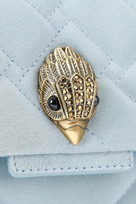 Kurt Geiger London borsa a mano in pelle Kensington 5021582219 blu