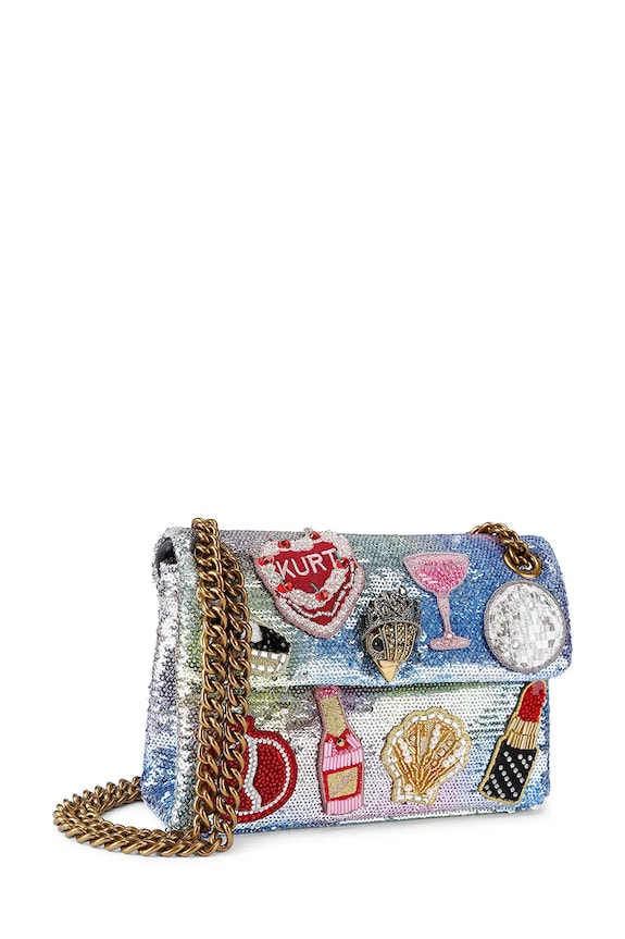Torba Kurt Geiger London Kensington 5380067779 srebrna SS26