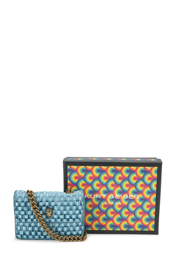 Kurt Geiger London torebka Kensington niebieski 5364586979