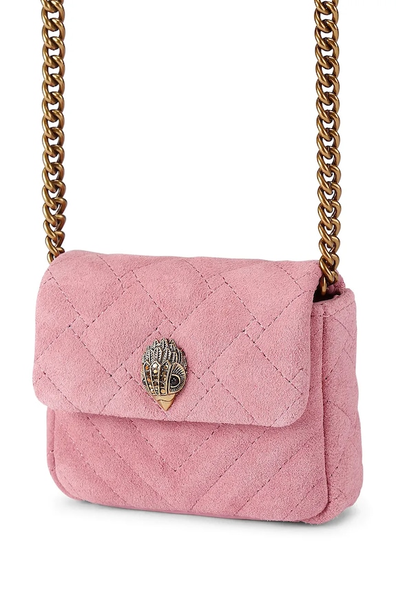 Torba od brušene kože Kurt Geiger London Kensington roza 5365098209
