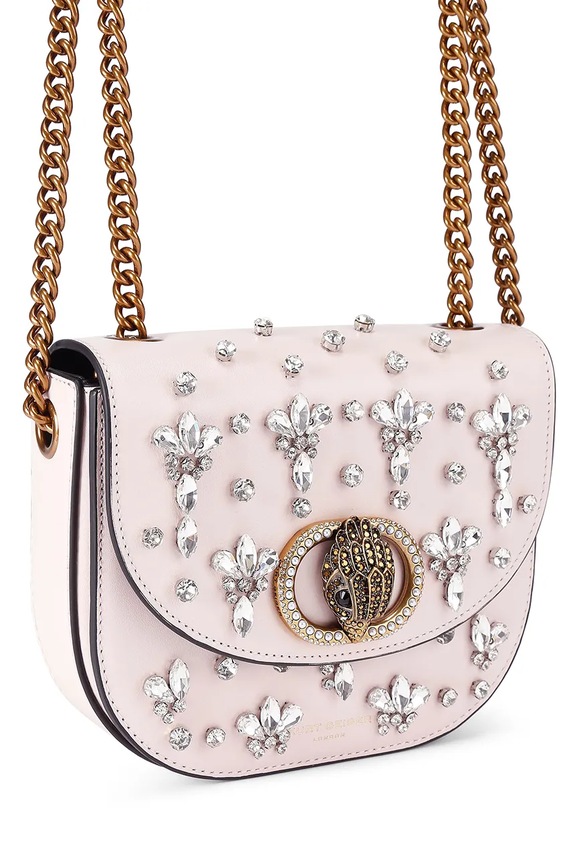 Kožna torba Kurt Geiger London Chelsea 5365624109 bež SS26