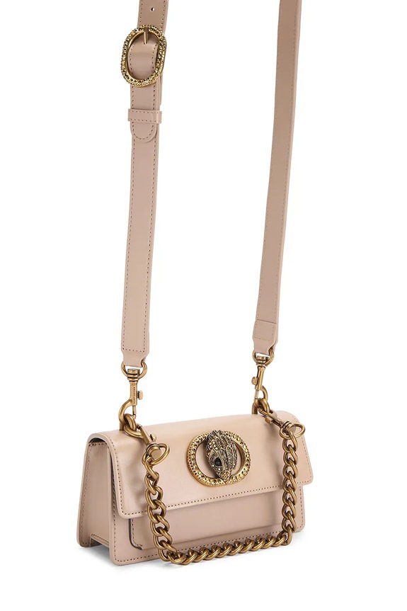 Kožna torba Kurt Geiger London Chelsea 5266747109 bež SS26