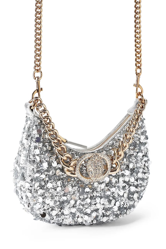 Torba Kurt Geiger London Chelsea 4354663779 srebrna SS26