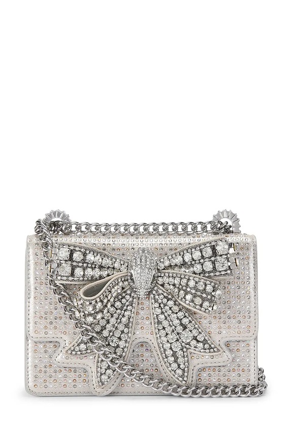 Kabelka Kurt Geiger London Shoreditch imitácia kože strieborná 508263609