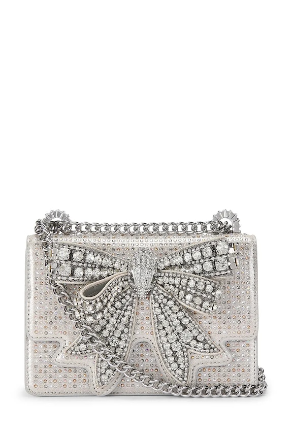 Kabelka Kurt Geiger London Shoreditch imitácia kože strieborná 508263609