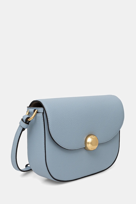 Kožená kabelka Furla Moonlight S WB01887.BX3036.CDZ00 modrá SS26