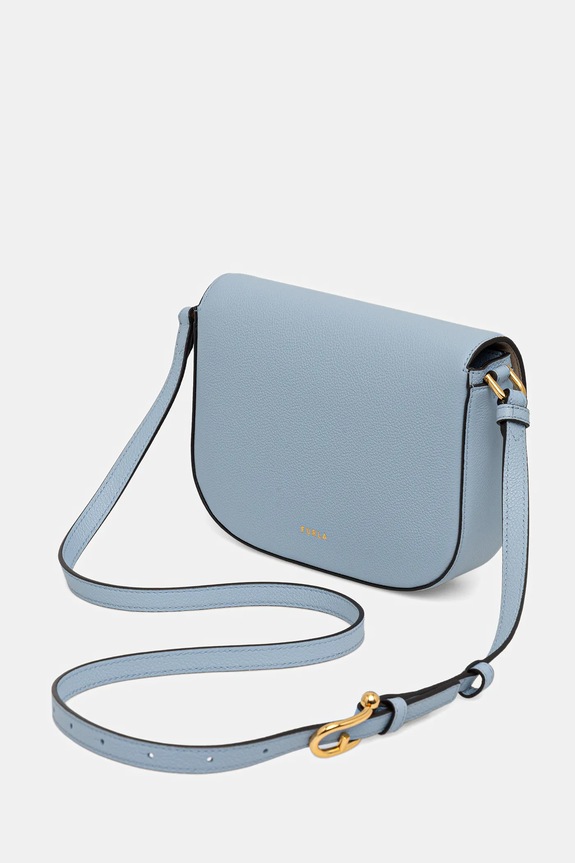 Doplnky Kožená kabelka Furla Moonlight S WB01887.BX3036.CDZ00 modrá