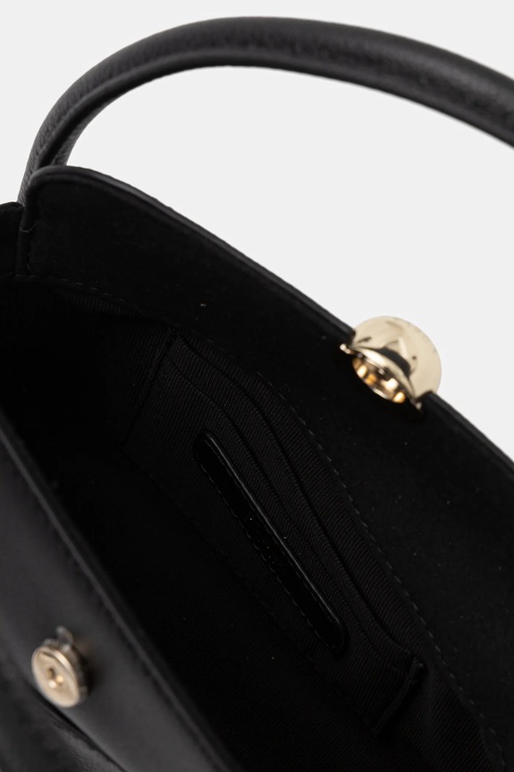 Δερμάτινη τσάντα Furla Nicole Mini Boston Bag WE00893.BX4296.O6000 μαύρο