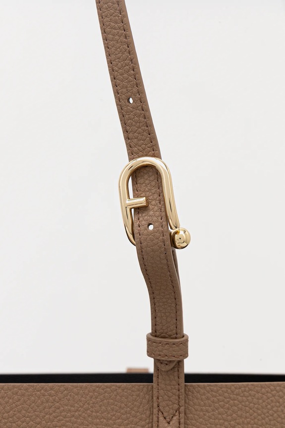 Δερμάτινη τσάντα Furla μπεζ WB02001.BX4329.4619S