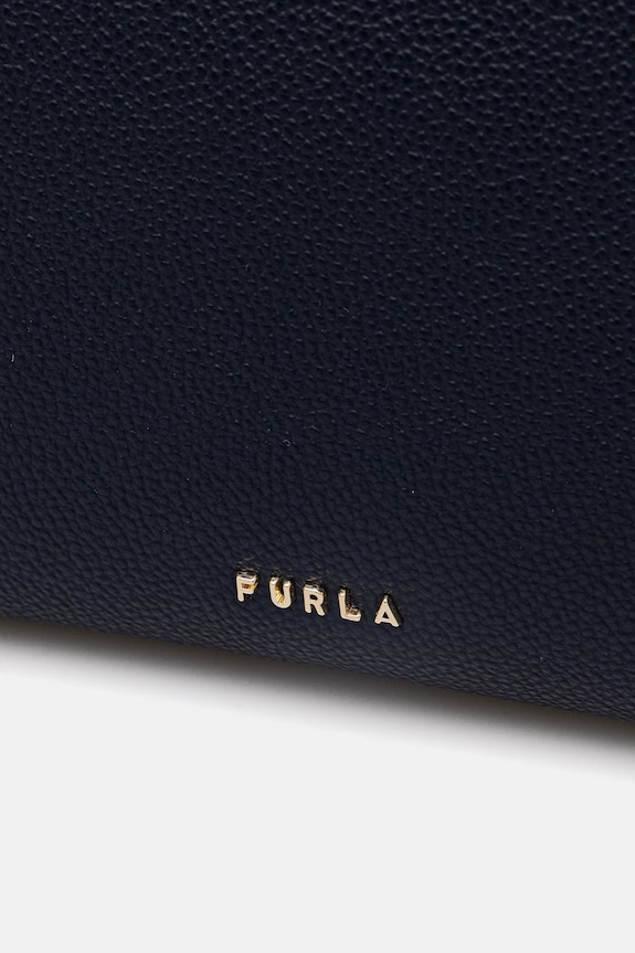 Кожаная сумочка Furla Double Mini Boston Bag тёмно-синий WE00870.BX3036.4852S