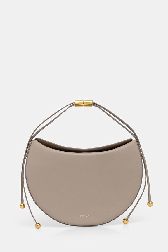Usnjena torbica Furla Moonstone M Shoulder Bag Ne ustreza A4 bež WB01868.BX3104.4488S