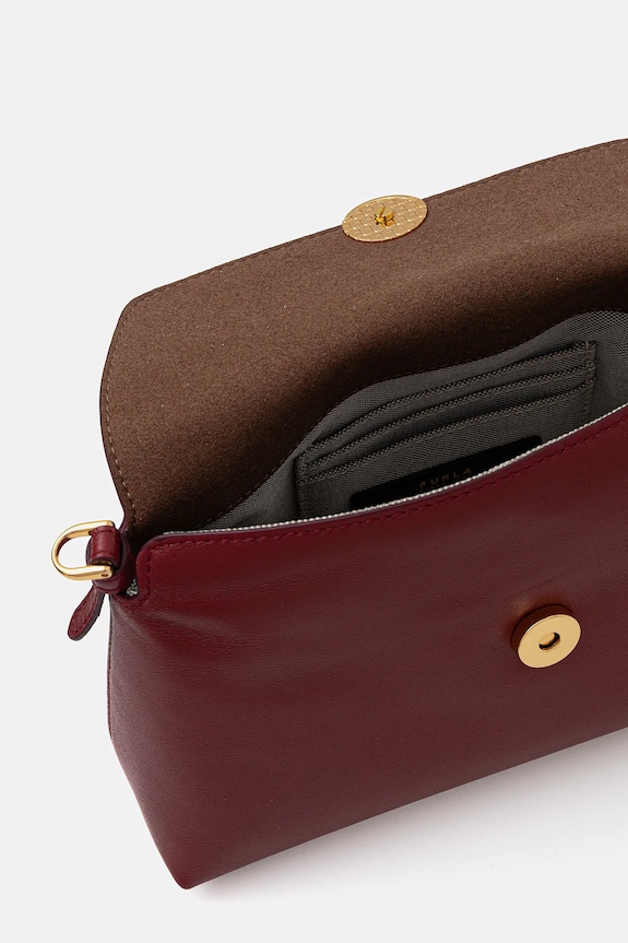 Δερμάτινη τσάντα Furla Sfera Soft mini WE00881.BX2269.CGQ00 κόκκινο