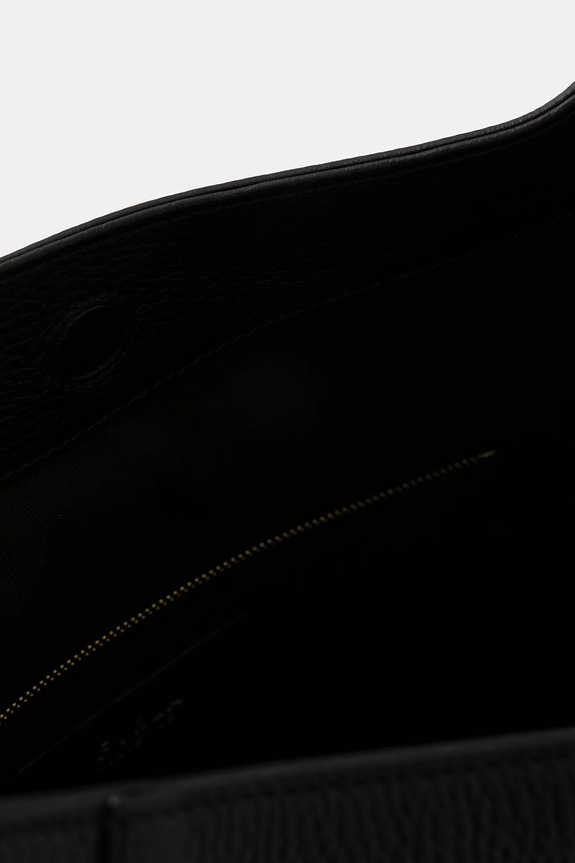 Kožená kabelka Furla Lara L Hobo čierna WB01876.HSF000.O6000