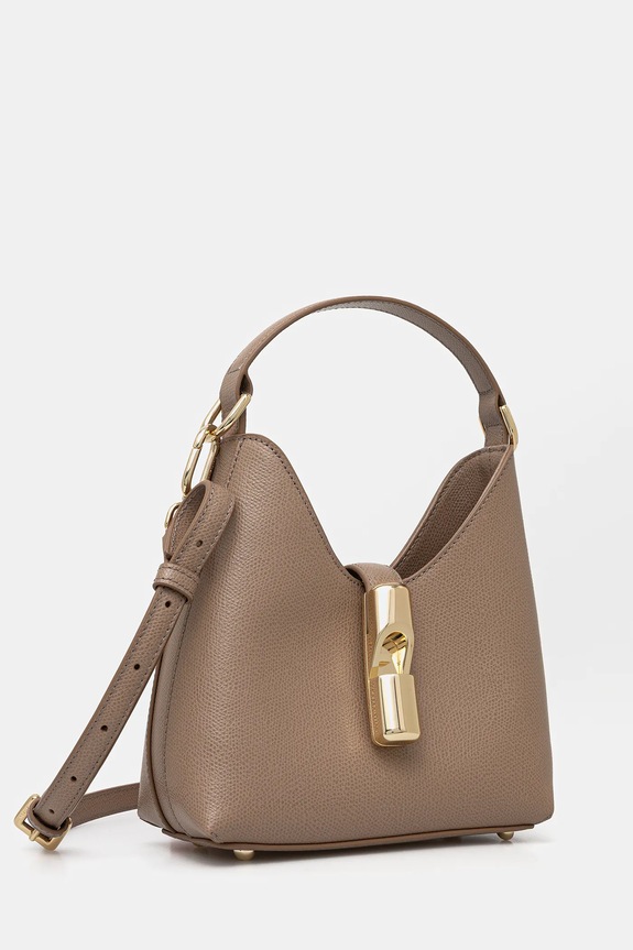 Δερμάτινη τσάντα Furla WE00876.ARE000.1257S μπεζ SS26