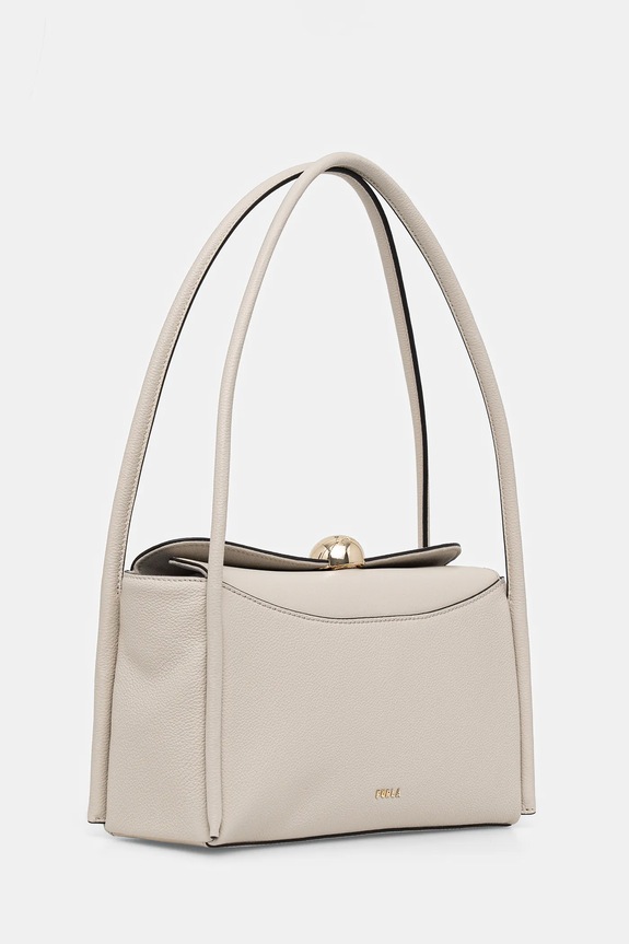 Furla bőr táska Nicole M Boston Bag WB01883.BX4296.4556S bézs SS26