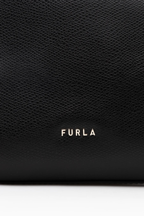 Kožená kabelka Furla Tonie Mini Hobo čierna WE00877.A.0023.O6000