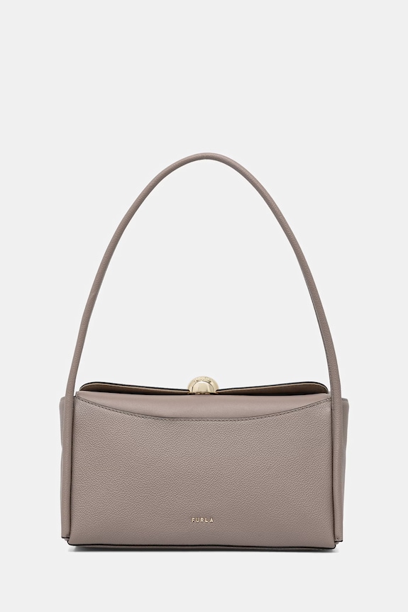 Furla bőr táska Nicole M Boston Bag nappa bőr barna WB01883.BX4296.3624S