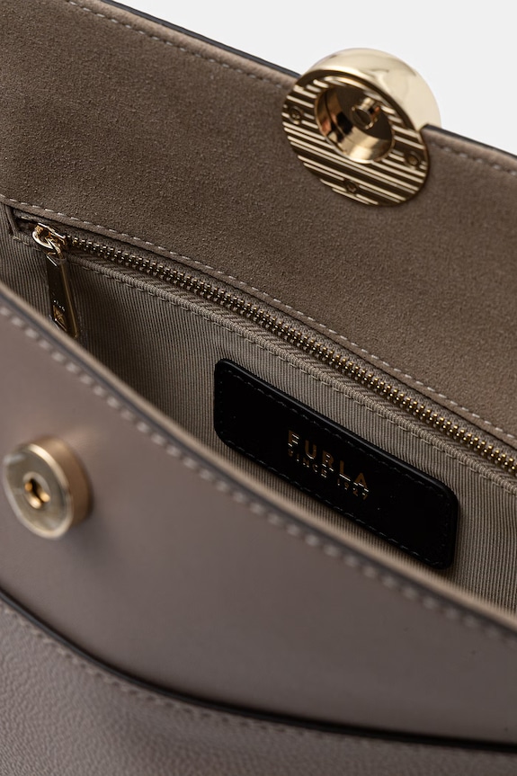 Furla bőr táska Nicole M Boston Bag WB01883.BX4296.3624S barna