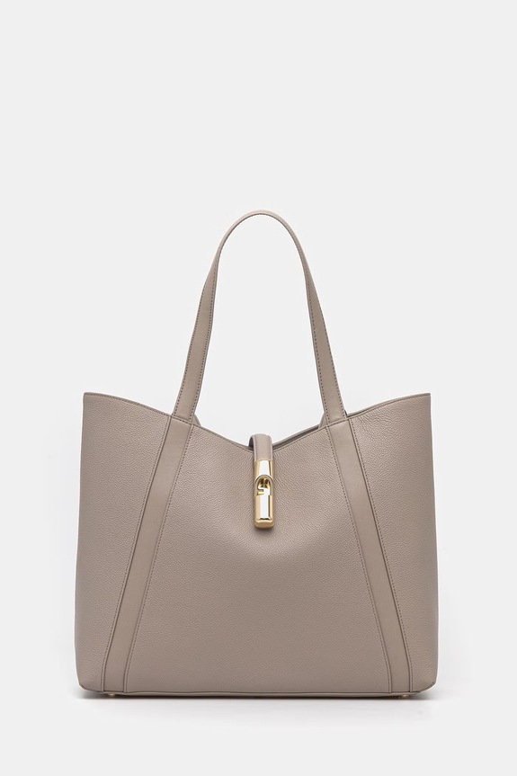 Δερμάτινη τσάντα Furla λείο δέρμα μπεζ WB01788.BX3353.4488S