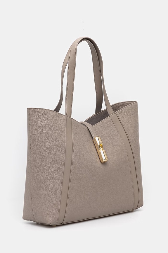 Δερμάτινη τσάντα Furla WB01788.BX3353.4488S μπεζ SS26
