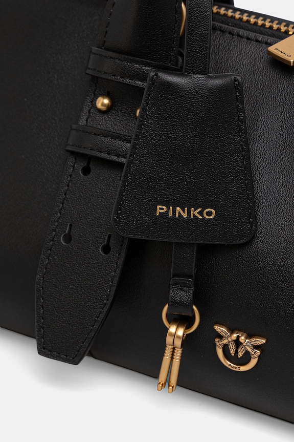 Pinko bőr táska Horizontal 106169.A0QO fekete
