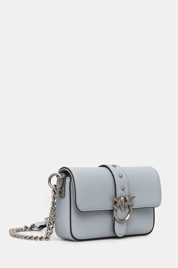 Pinko torebka skórzana 105353.A0QO niebieski SS26