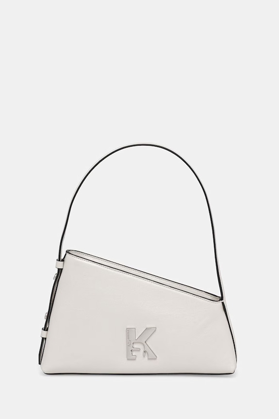 Karl Lagerfeld Jeans torebka damska skórzana skóra licowa biały B1W30181