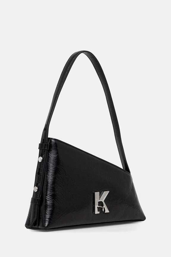Karl Lagerfeld Jeans kabelka dámska kožená B1W30181 čierna SS26