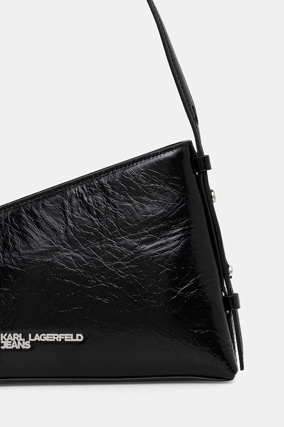 Doplnky Karl Lagerfeld Jeans kabelka dámska kožená B1W30181 čierna