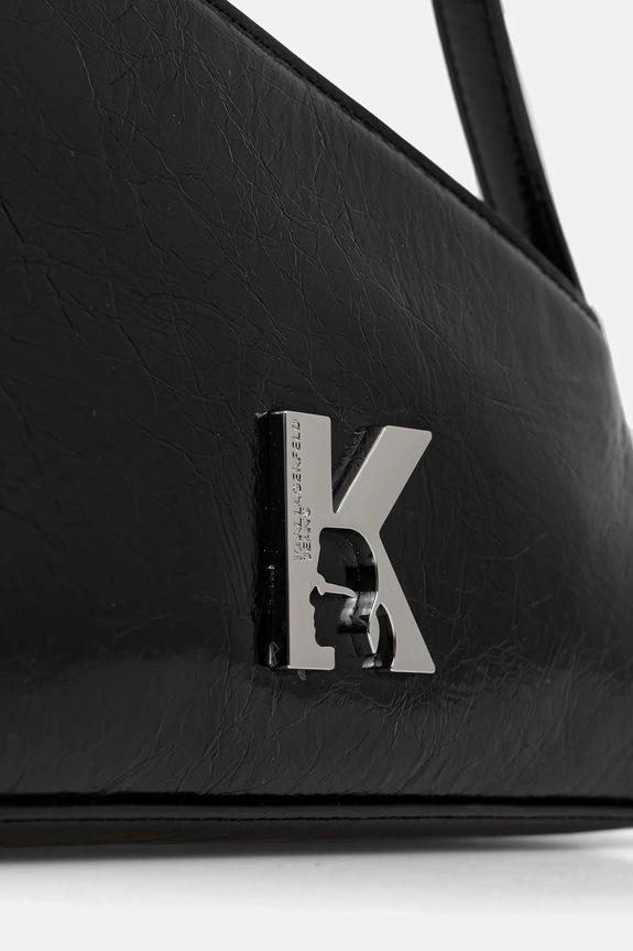 Karl Lagerfeld Jeans kabelka dámska kožená čierna B1W30181
