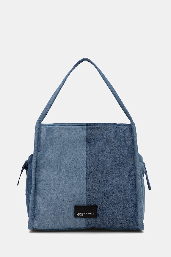 Karl Lagerfeld Jeans geantă de blugi uni albastru B1W50007