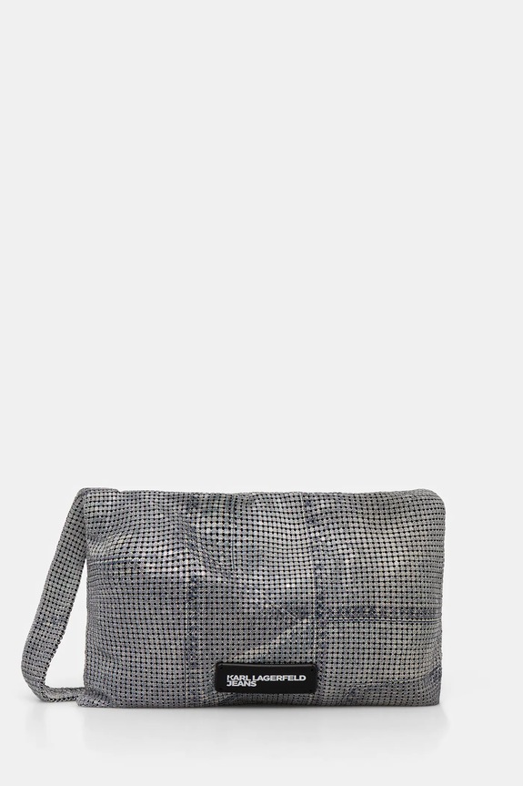 Karl Lagerfeld Jeans geantă uni argintiu B1W30234