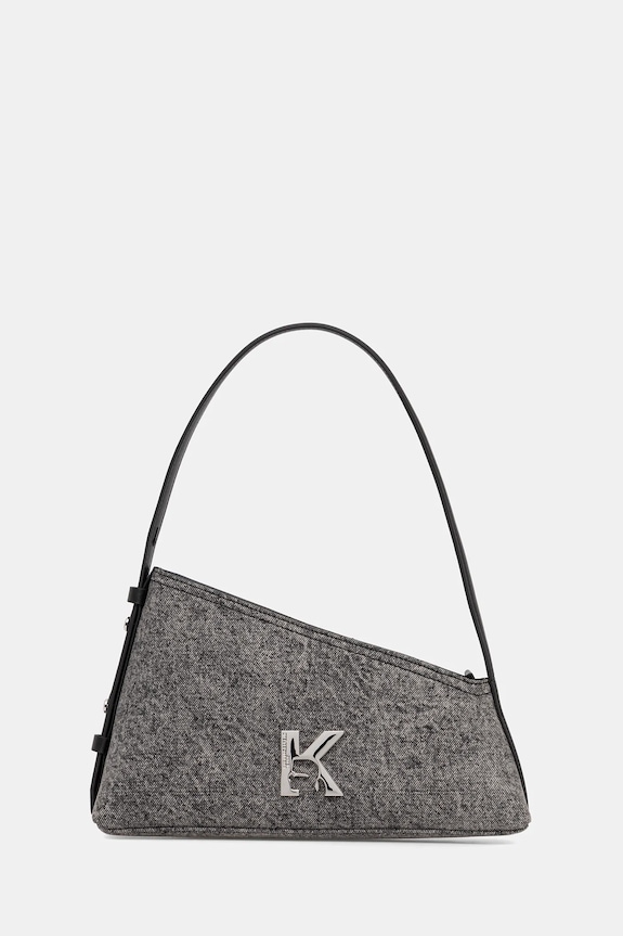 Karl Lagerfeld Jeans torebka nie mieści A4 czarny B1W30183