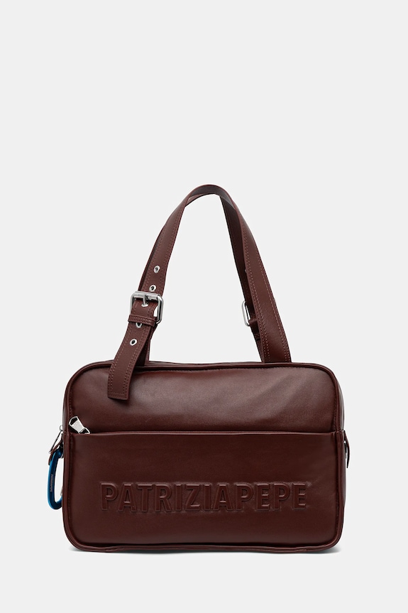 Patrizia Pepe tote bag de damă din piele uni maro 2B0125.L113F