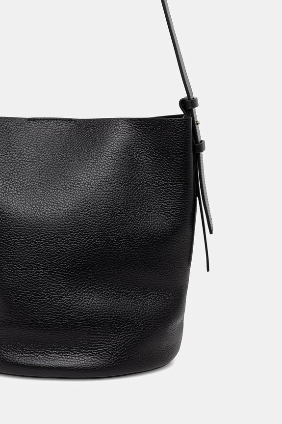 Accesorii Patrizia Pepe geantă pentru femei, din piele 8B0287.L148 negru