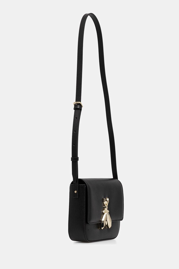 Patrizia Pepe poșetă de piele 8B0303.L061 negru SS26