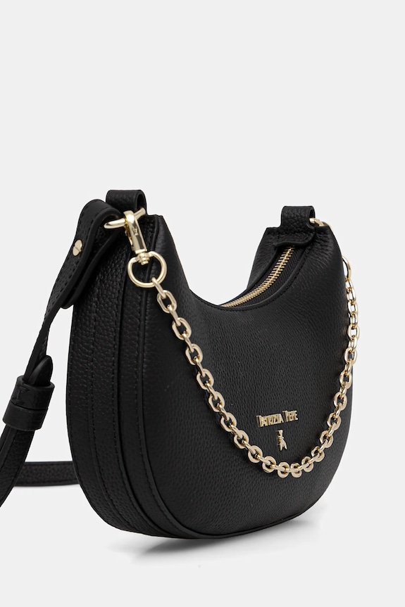 Patrizia Pepe poșetă de piele 8B0309.L001 negru SS26
